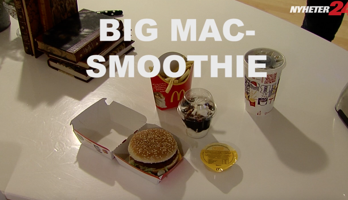 Big Mac, Hamburgare, Dipp, Glass, Life Hack, Läsk, Pommes, Smoothie, Test